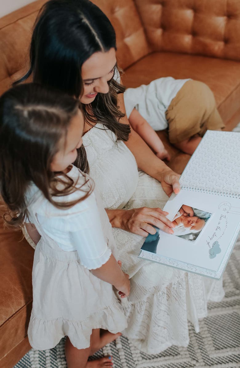 Lucy Darling 'Baby's First Year' Celestial Skies Memory Book, Alternate, color, Heather Sage