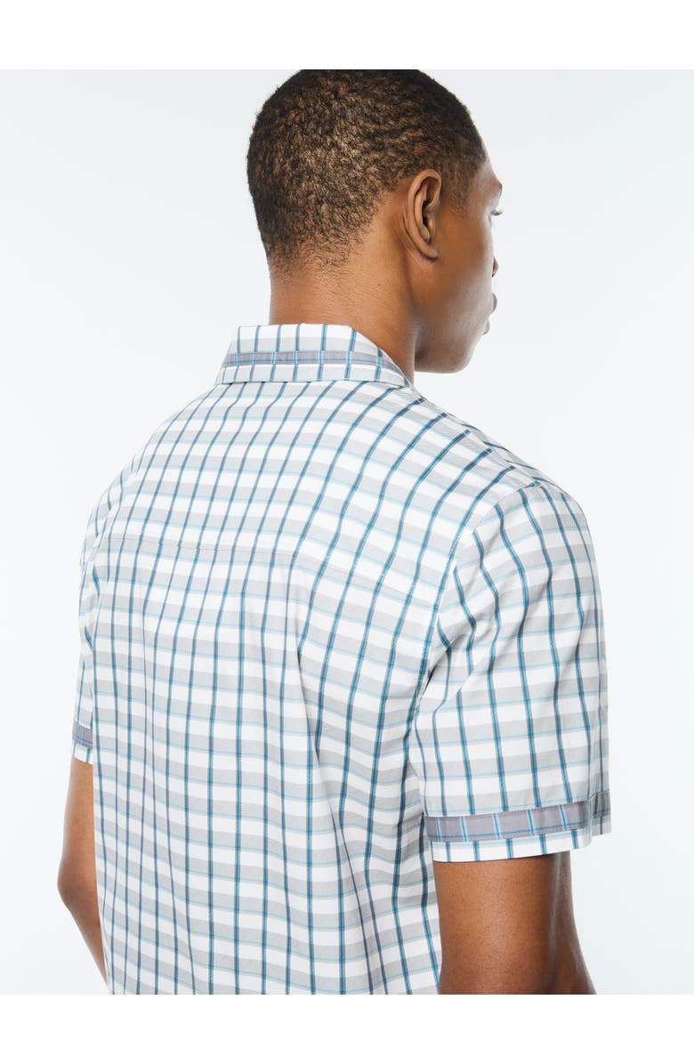 Sergio Tacchini Quadretto Cabana Shirt, Alternate, color, Brilliant White