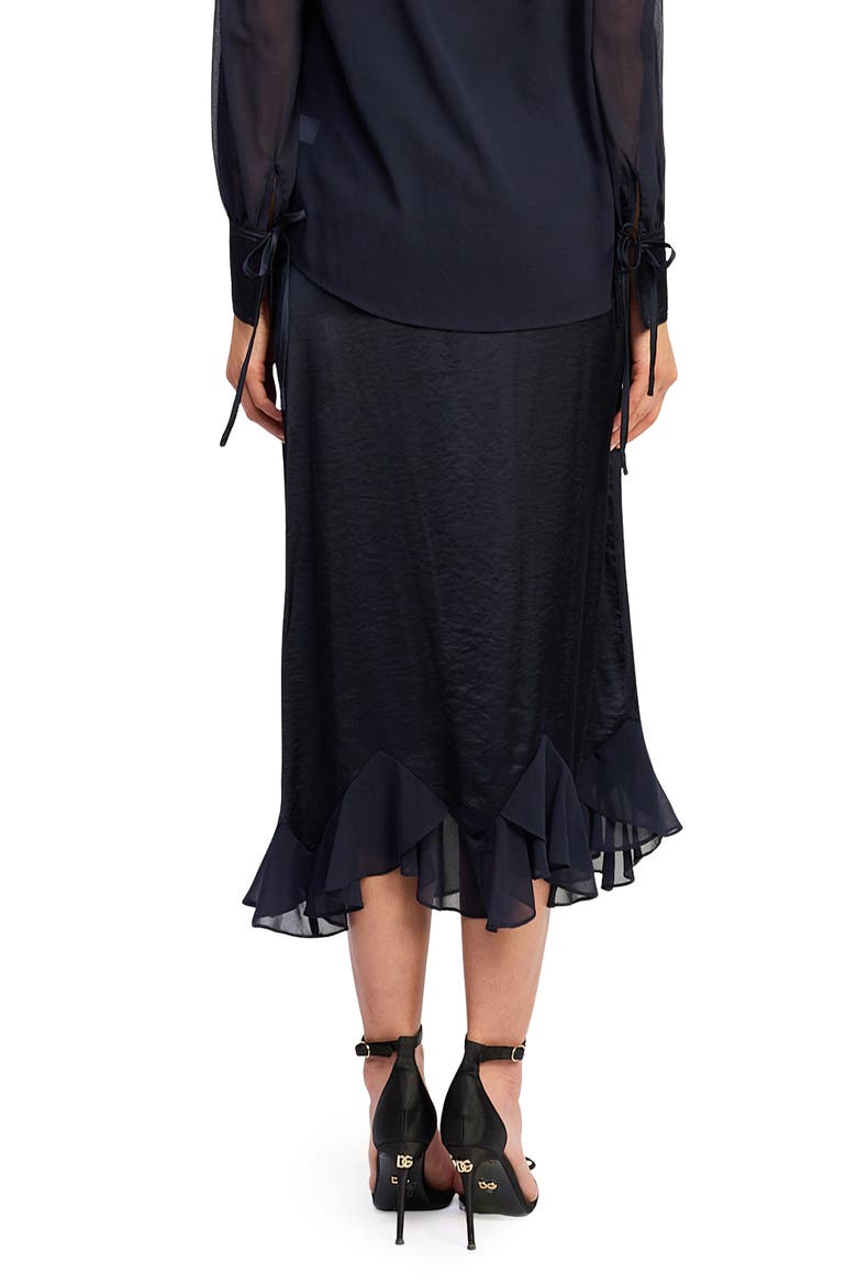 Gia Maxi Slip Skirt, Alternate, color, NAVY