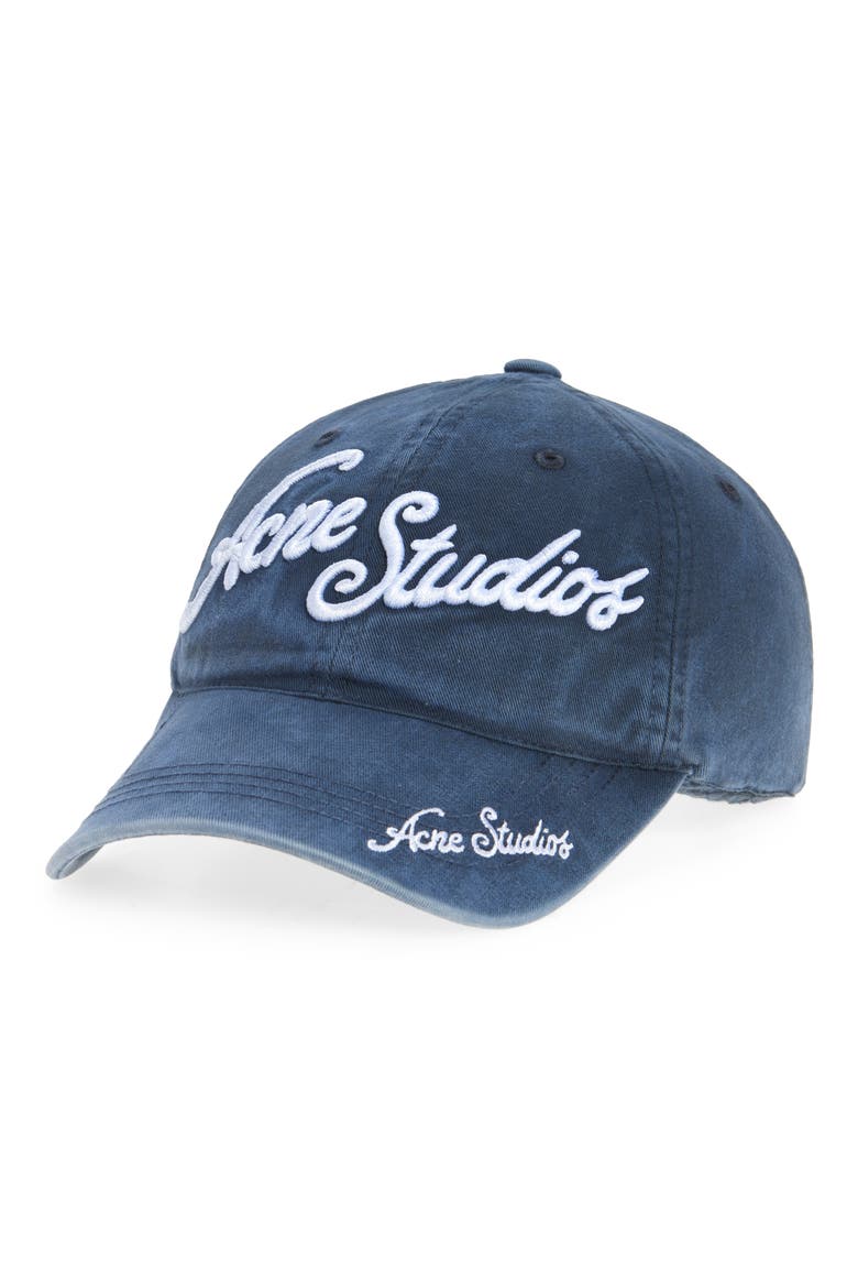 Carliy Venice Embroidered Logo Baseball Cap, Main, color, DEEP BLUE
