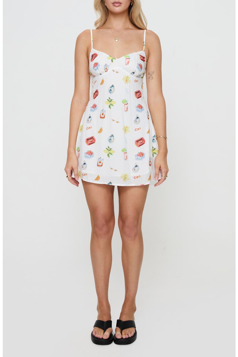 Jaye Minidress, Main, color, WHITE
