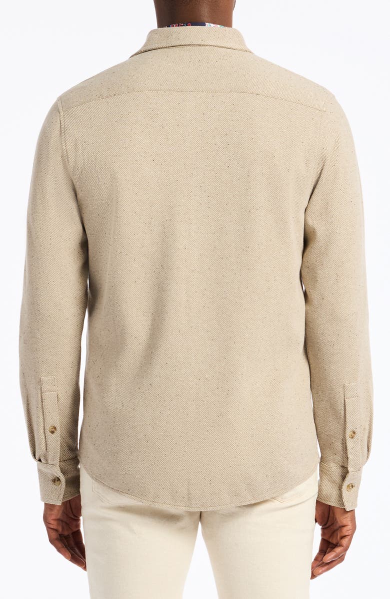 Robert Graham Vigano Knit Overshirt, Alternate, color, Oatmeal