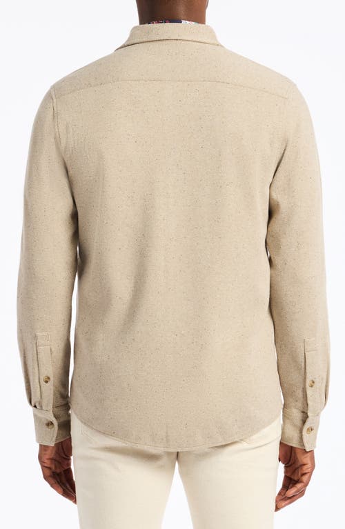 Robert Graham Vigano Long Sleeve Knit Shirt In Brown