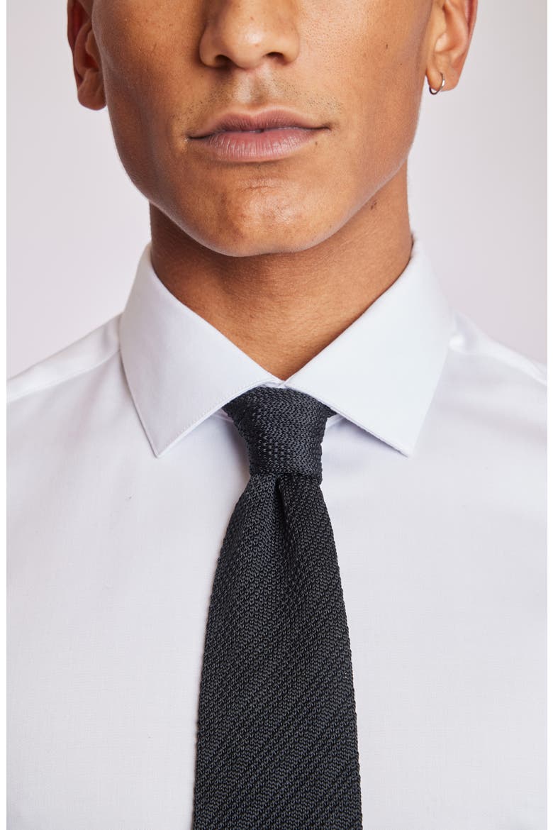 Stanley Knit Tie, Alternate, color, BLACK