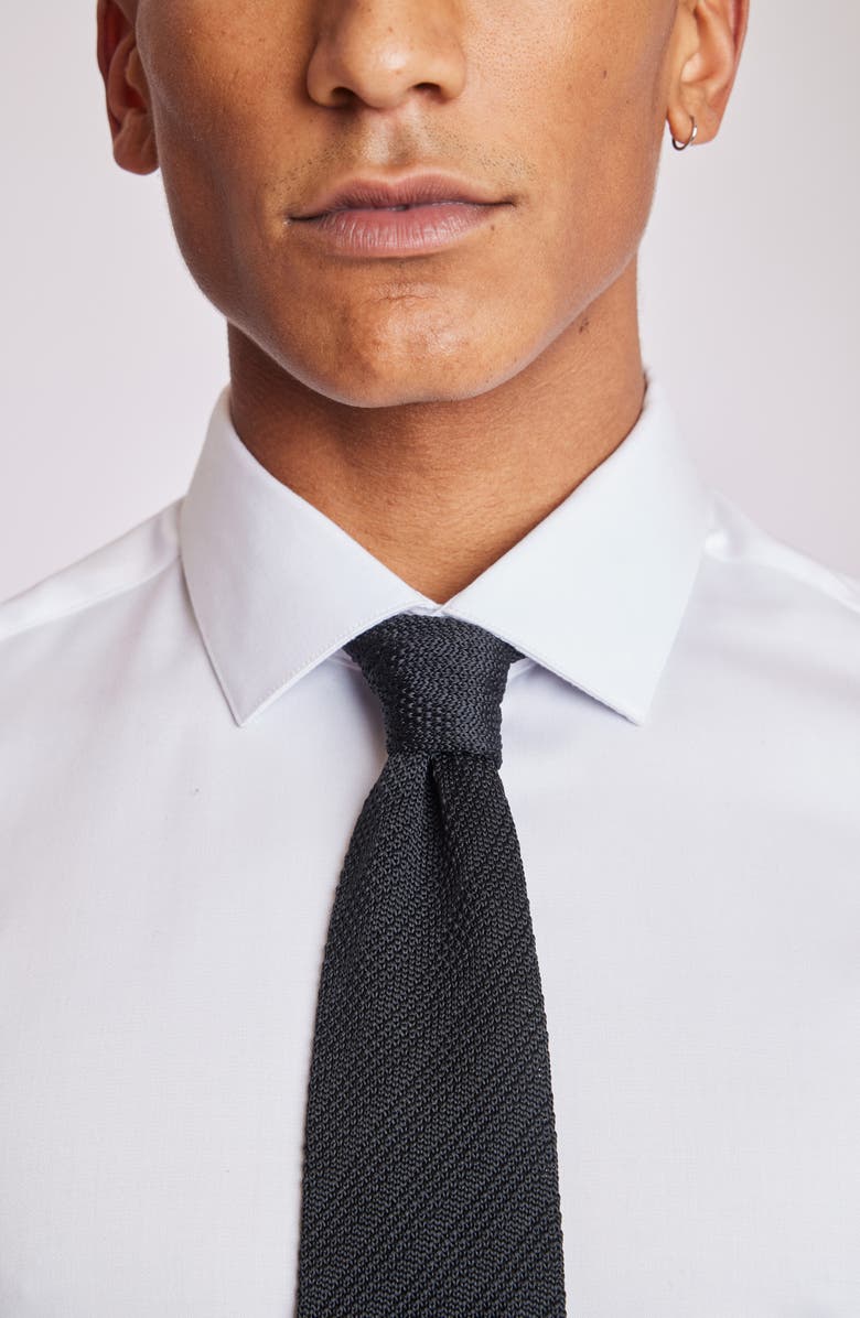 PAISLEY & GRAY Stanley Knit Tie, Alternate, color, Black