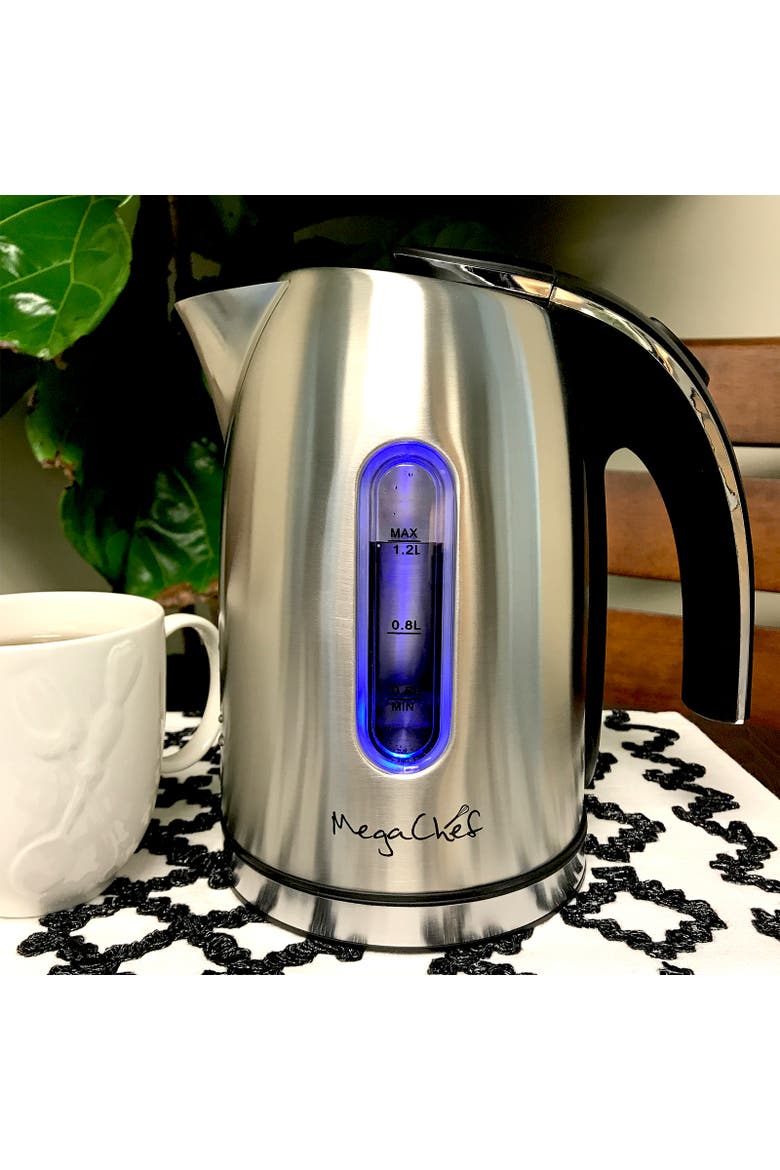 1.2Lt. Stainless Steel Electric Tea Kettle, Alternate, color, Grey