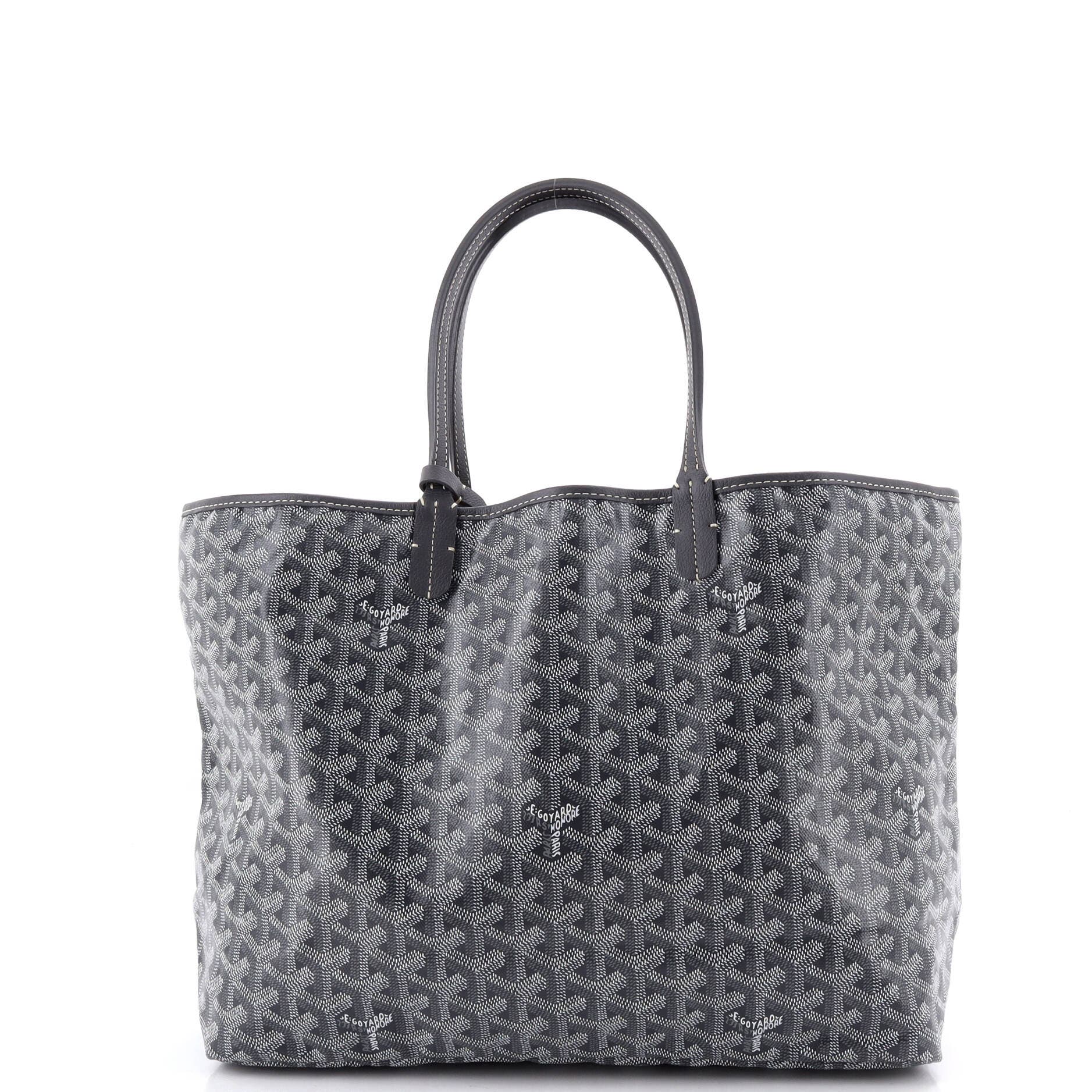 Saint Louis Tote Printed Coated Canvas PM, Alternate, color, Grey