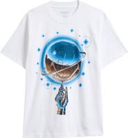 MARKET SMILEY® Chrome Logo Cotton Graphic T-Shirt