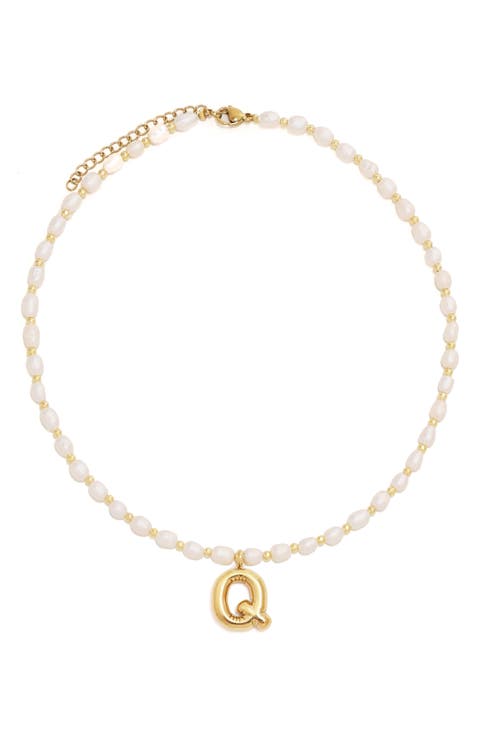 Dainty Initial Pendant Necklace