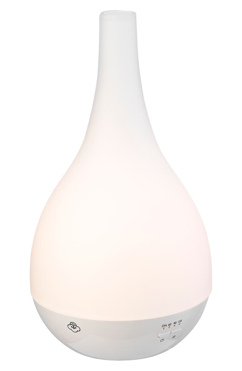 SERENE HOUSE Comet Glass Ultrasonic Aroma Diffuser, Alternate, color, White