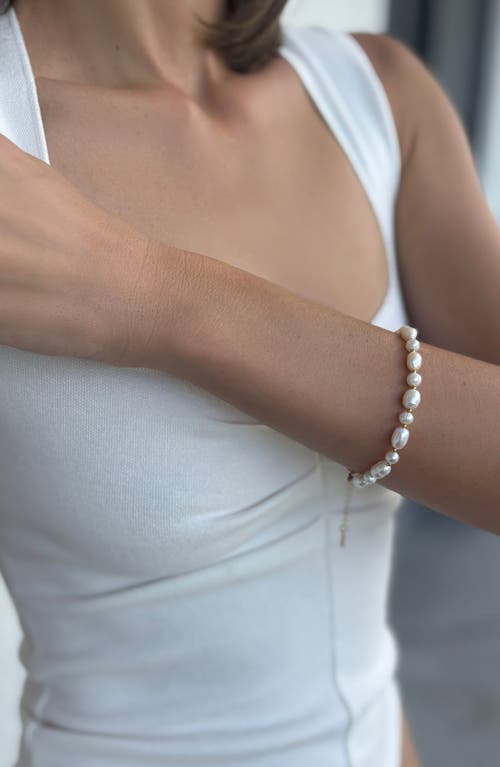 St. Moran Chunky Freshwater Pearl Anklet