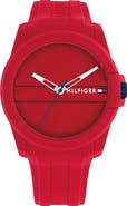 Tommy Hilfiger Austin Silicone Strap Watch