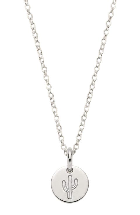 Cactus Disc Necklace