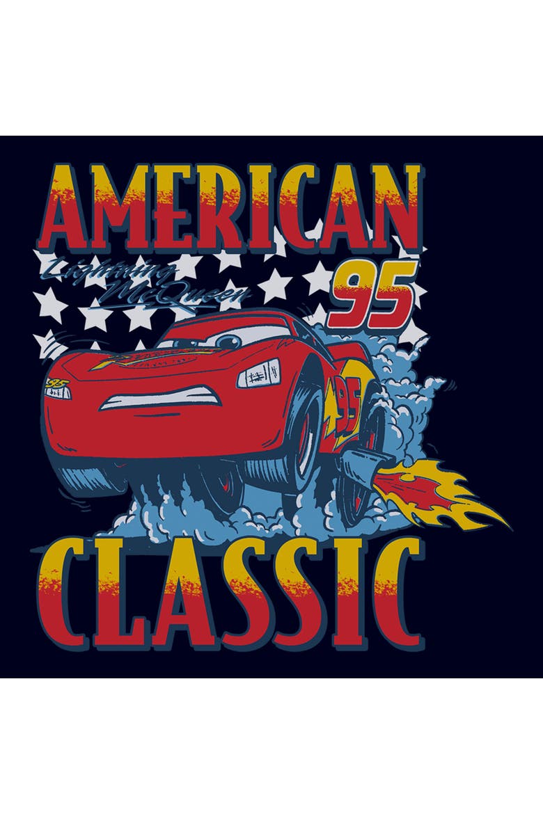 Men's DISNEY American Classic Kachow  Graphic T-Shirt, Alternate, color, Navy Blue