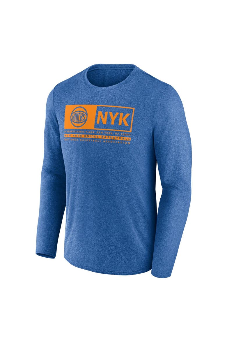 Men's Fanatics Branded Blue New York Knicks Three-Point Play T-Shirt, Alternate, color, Blue