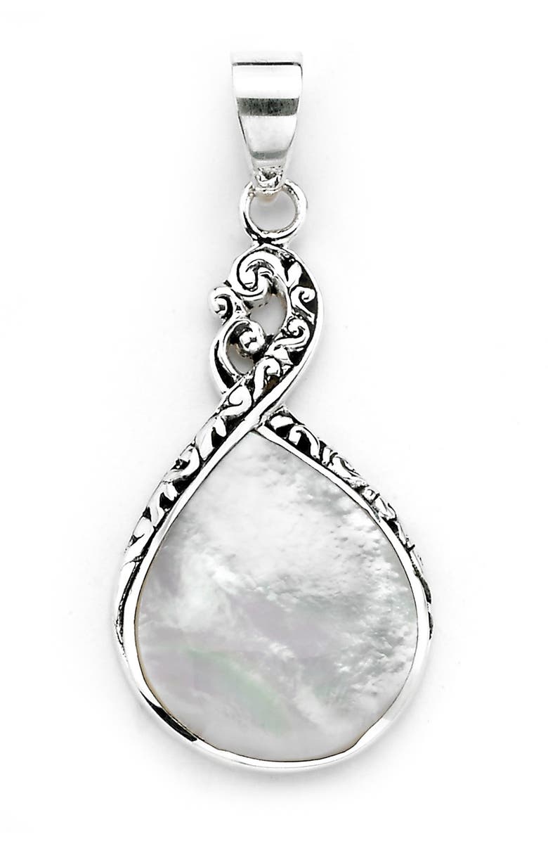 SAMUEL B. Balinese Sterling Silver Mother-of-Pearl Pendant, Alternate, color, 