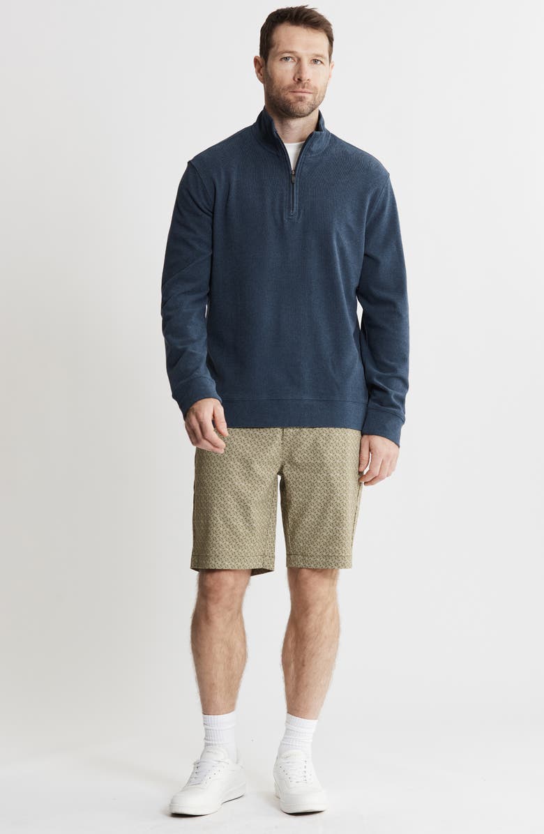 JACHS Dongan Ultrasoft Quarter Zip Pullover, Alternate, color, Navy