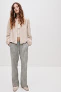 H&M Linen-blend Drawstring Trousers