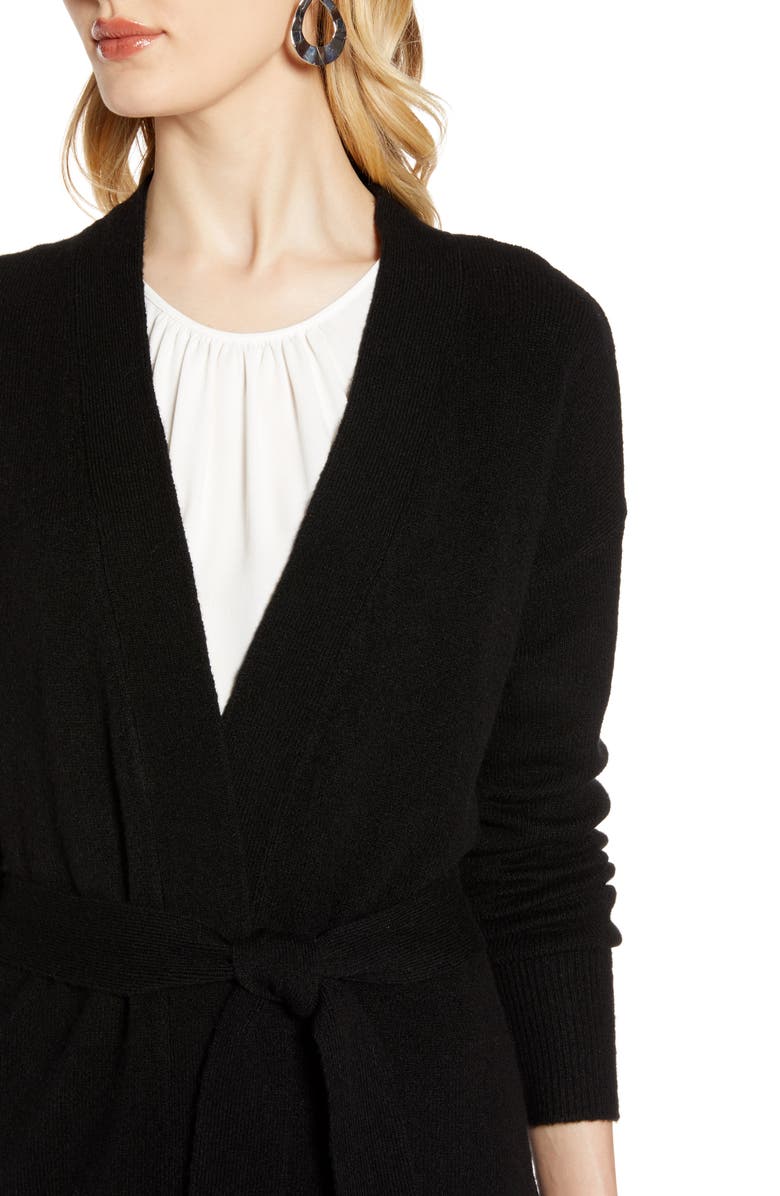 Halogen<sup>®</sup> Tie Waist Cardigan, Alternate, color, 