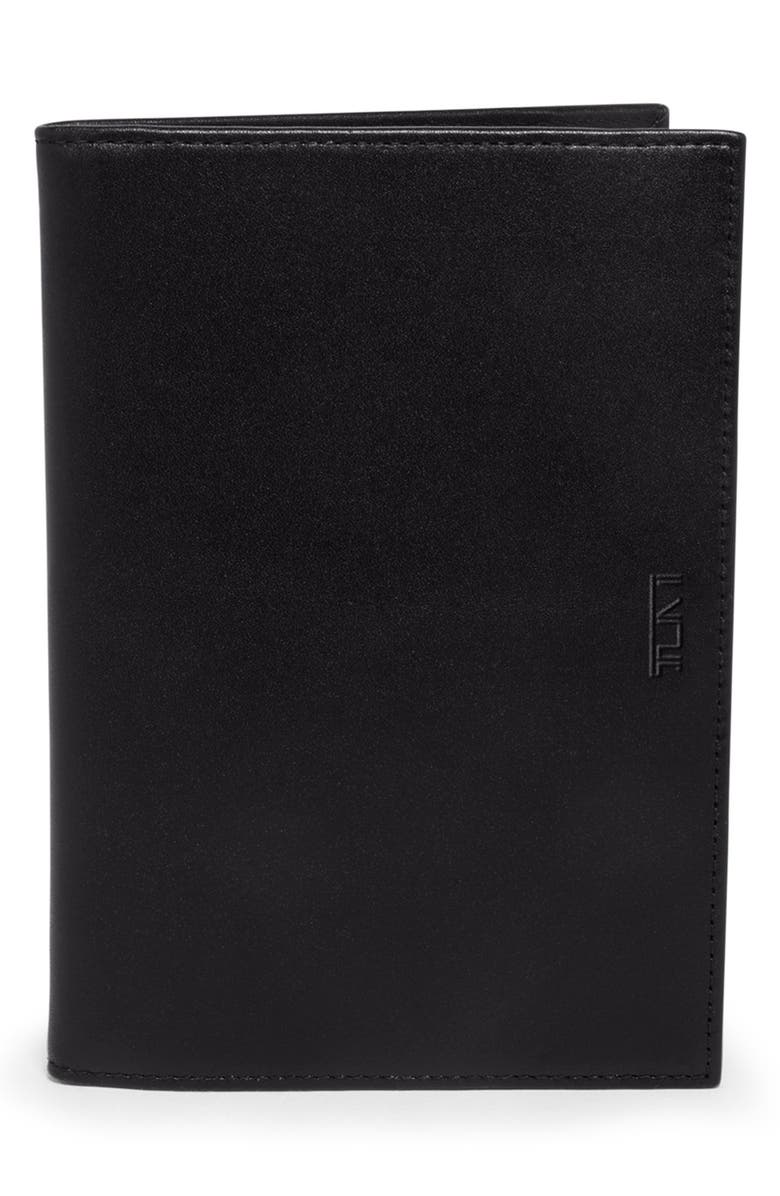 TUMI Nassau Golf Scorecard Holder, Main, color, Black Smooth