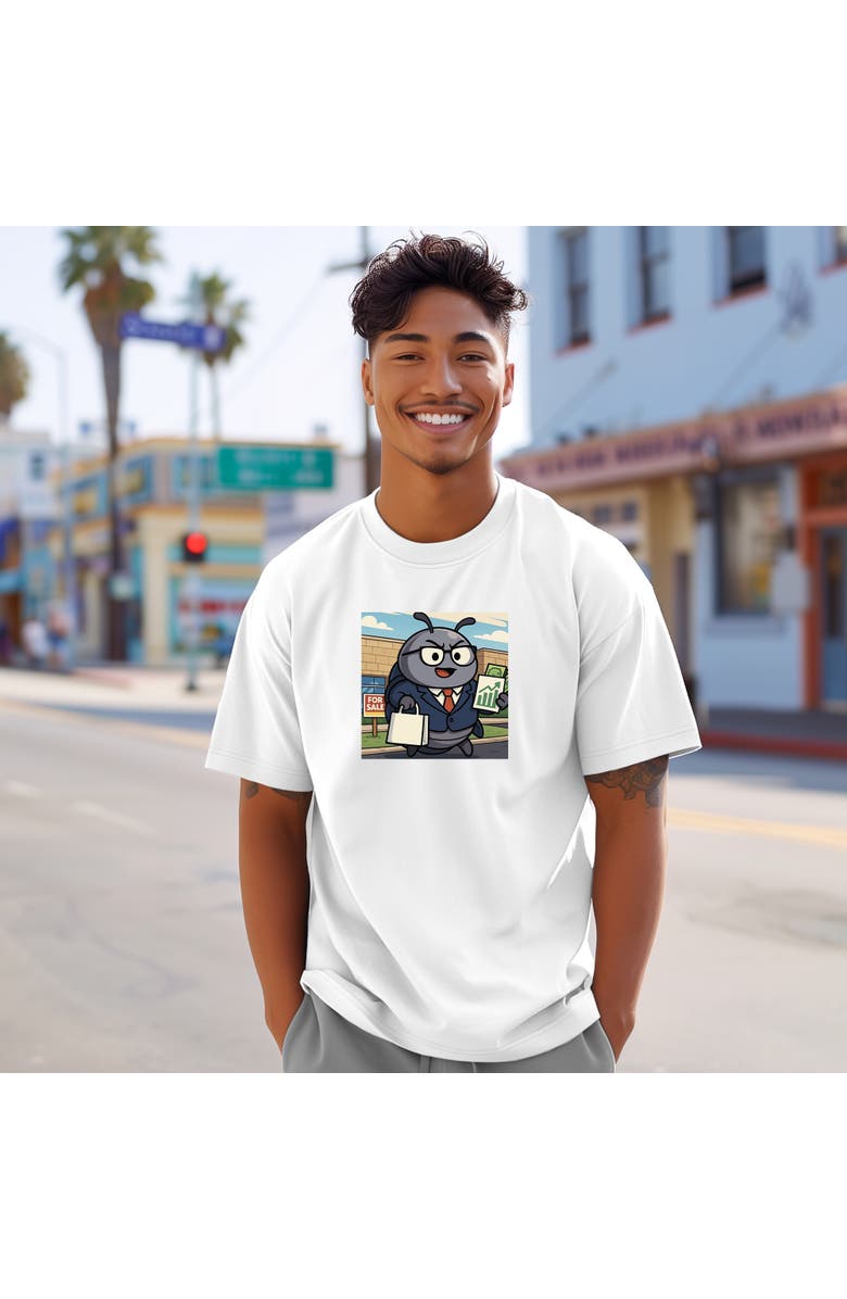 Dalix Roly Poly Tee, Alternate, color, White