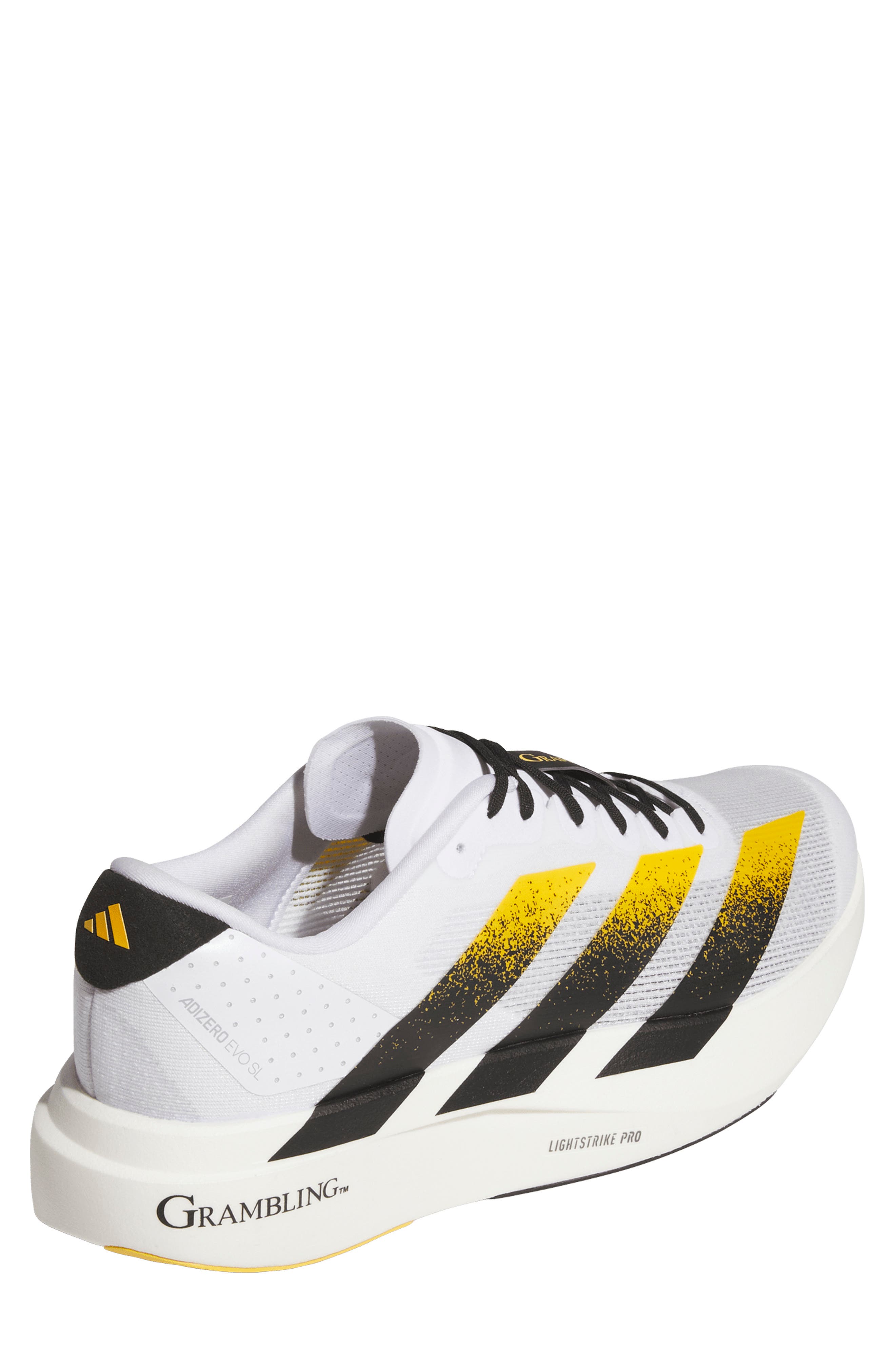 Adizero Evo SL Running Shoe, Alternate, color, WHITE