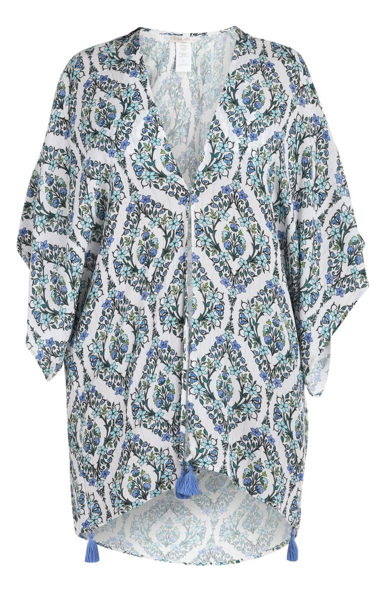 La Blanca Deja Blue Cover-Up Topper, Alternate, color, Blue