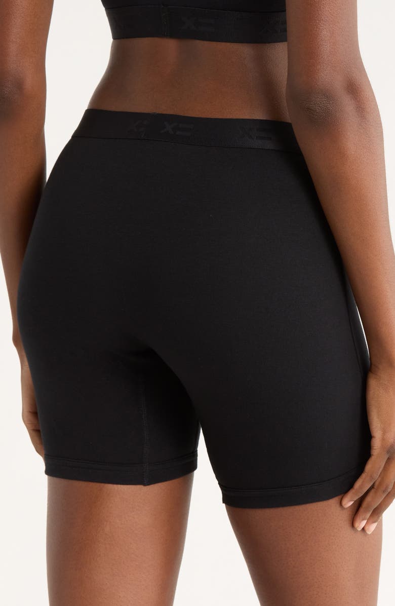 TomboyX 6-Inch No Fly Boxer Briefs, Alternate, color, X Black