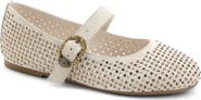 Kurt Geiger London Kids' Mini Mayfair Crystal Embellished Mary Jane Ballet Flat