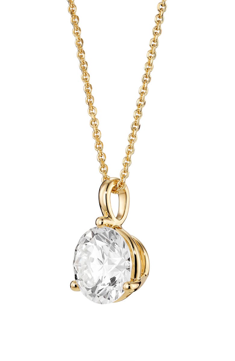 LIGHTBOX Lab-Grown Diamond Bale Pendant Necklace, Alternate, color, 