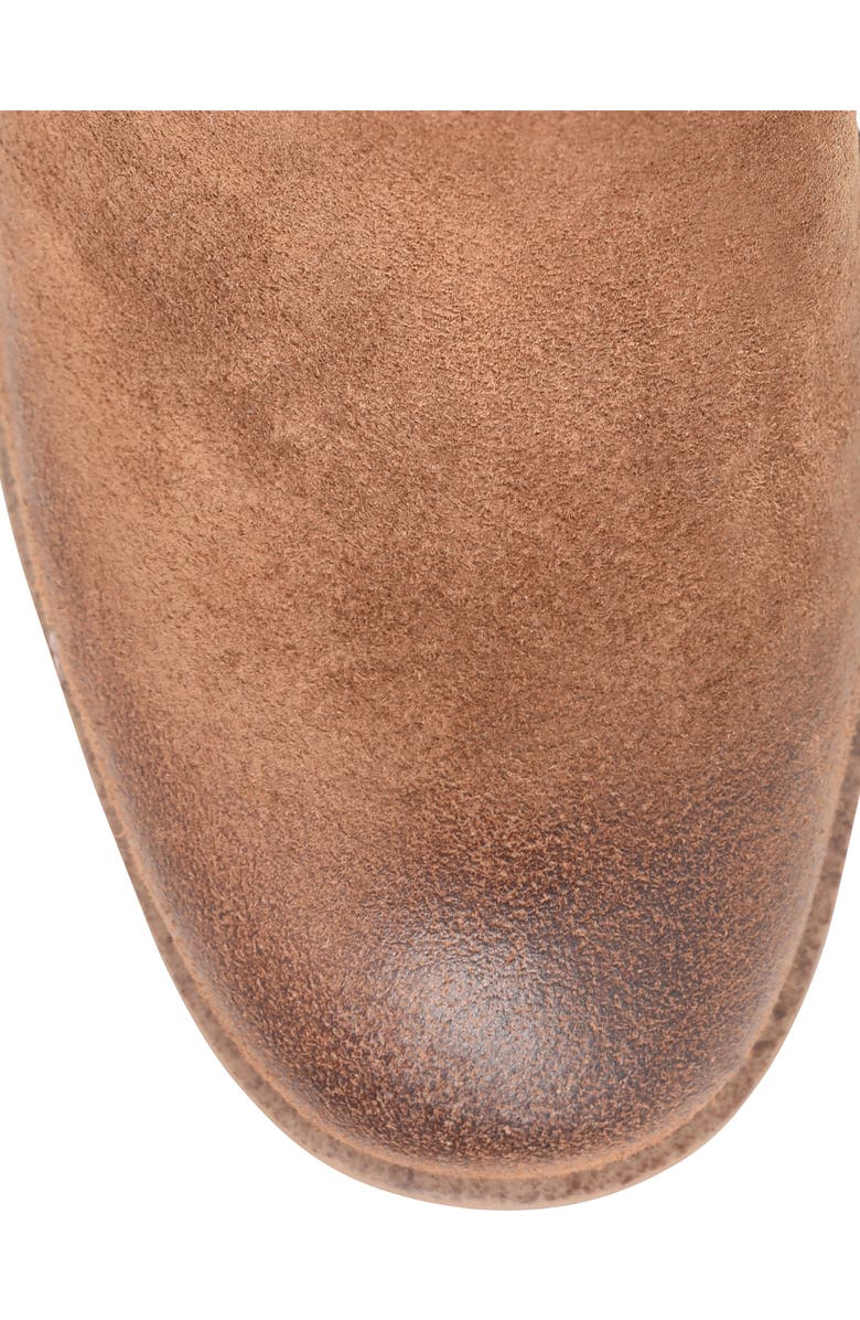 Söfft Monica Wedge Chelsea Boot, Alternate, color, Havana Brown Suede