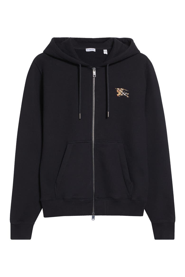 Scott Check EKD Stamp French Terry Hoodie, Alternate, color, BLACK