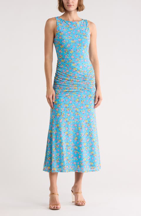 Loren Floral Print Sleeveless Dress