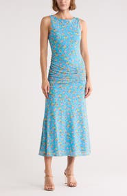 AFRM LOS ANGELES Loren Floral Print Sleeveless Dress