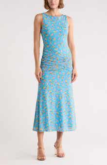 Loren Floral Print Sleeveless Dress