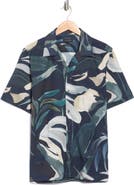 Ted Baker London Rognski Tropical Floral Short Sleeve Camp Shirt