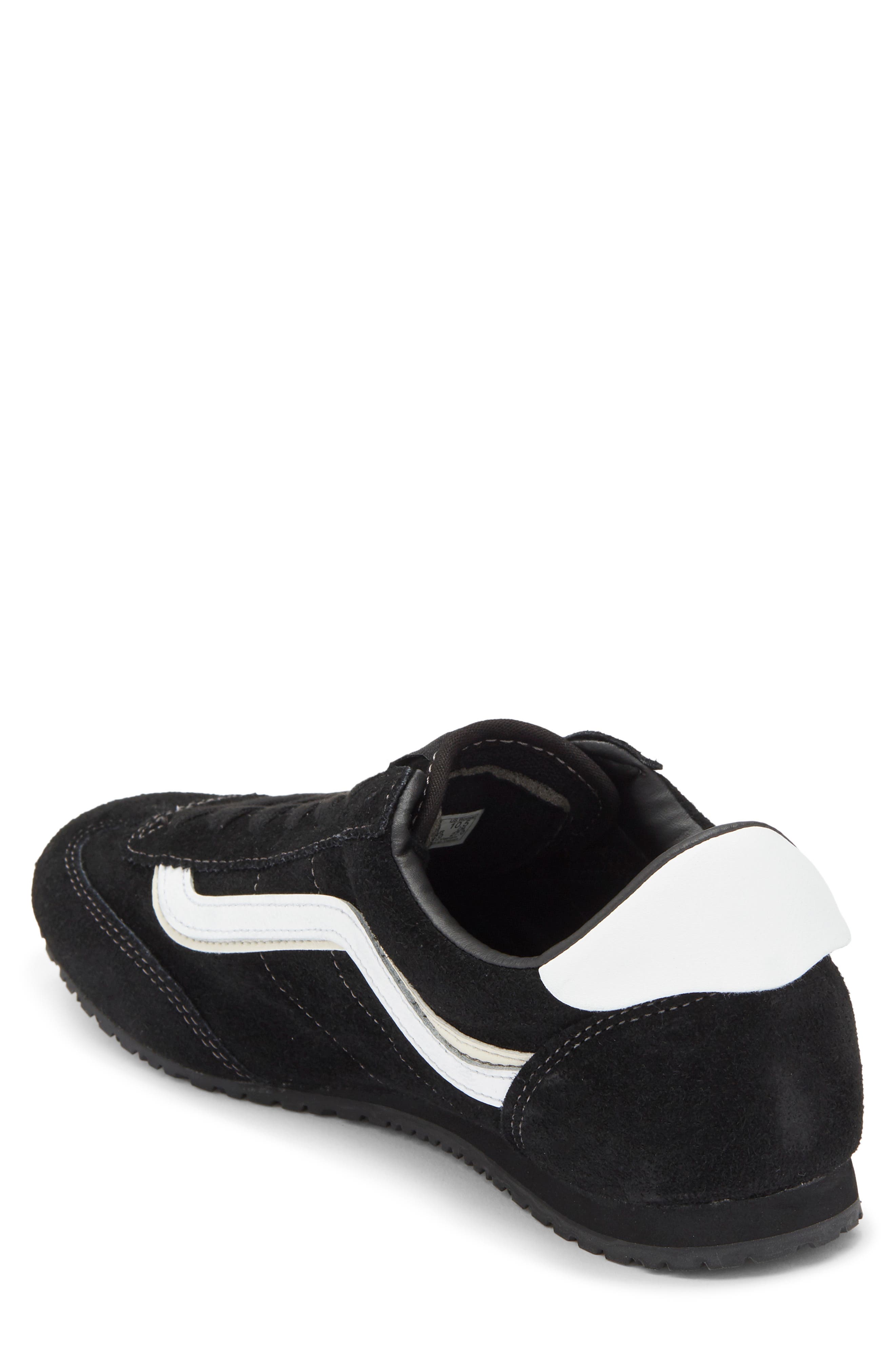 Super Lowpro Leather Sneaker, Alternate, color, BLACK/WHITE