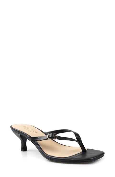 Marianna Kitten Heel Thong Sandal
