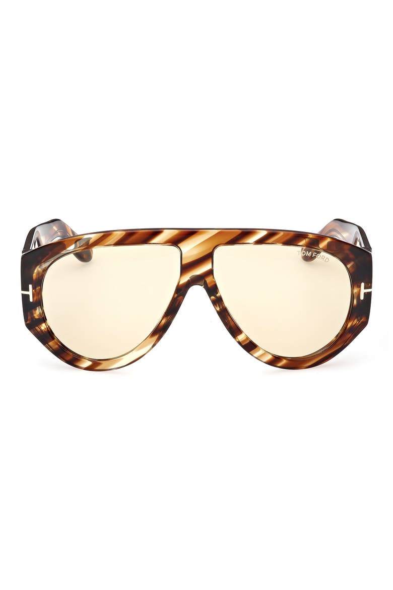 Bronson 60mm Aviator Sunglasses, Main, color, HAVANA/ OTHER / BROWN