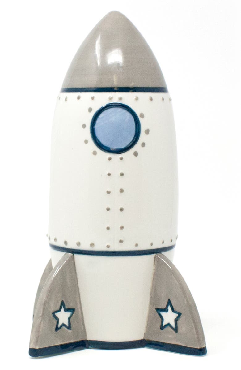 Child to Cherish Ceramic Rocket Bank, Main, color, 