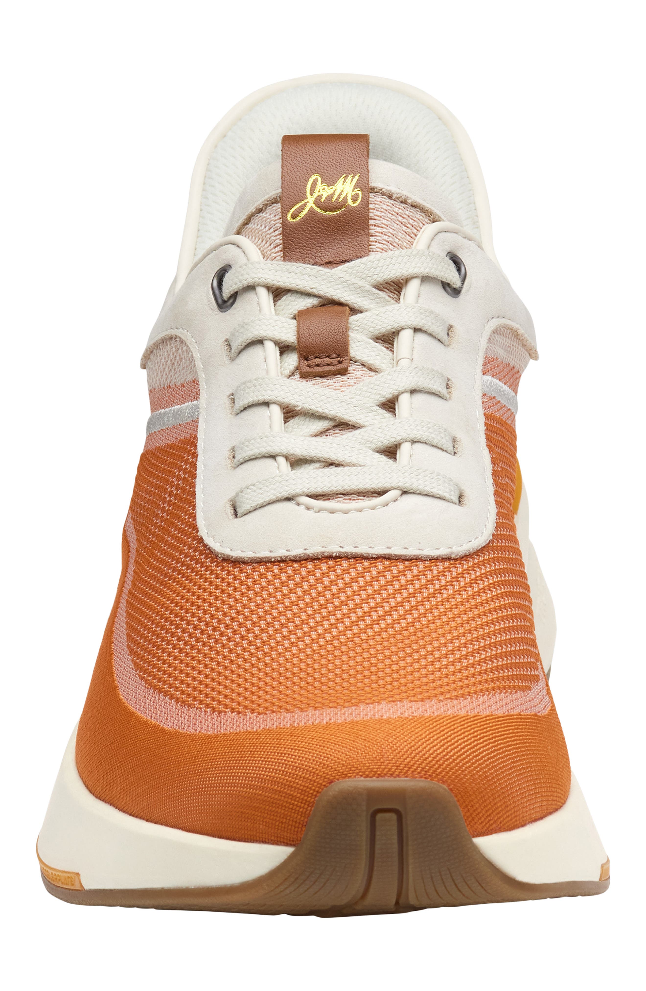 Surge Knit U-Throat Sneaker, Alternate, color, ORANGE KNIT
