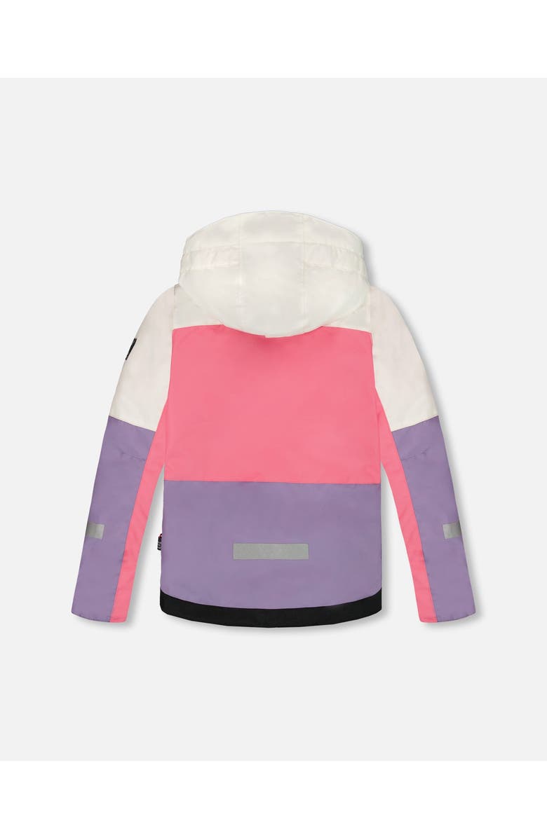 Deux par Deux Two-Piece Teknik Snowsuit Retro Flower, Alternate, color, Black