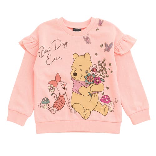 Disney Winnie The Pooh Sweatshirt & Leggings Set In Pink