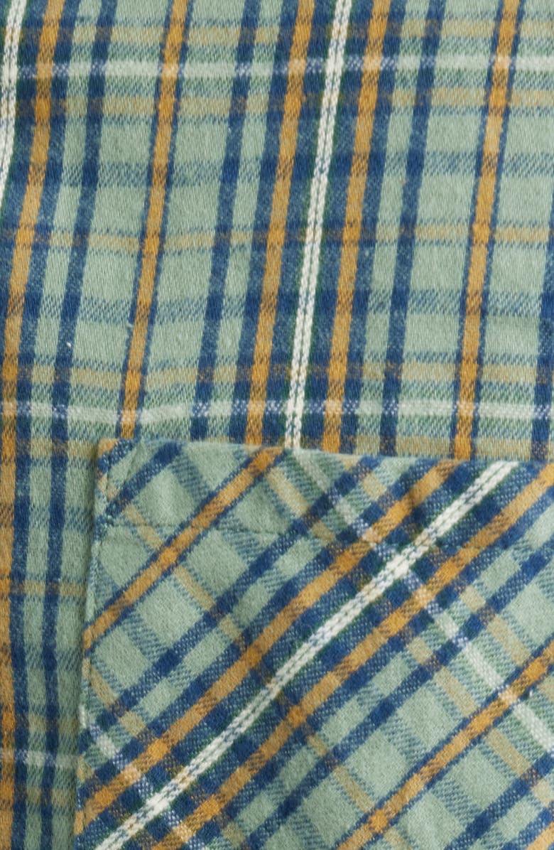 925 Originals Foreman Classic Fit Plaid Flannel Button-Up Shirt, Alternate, color, Green