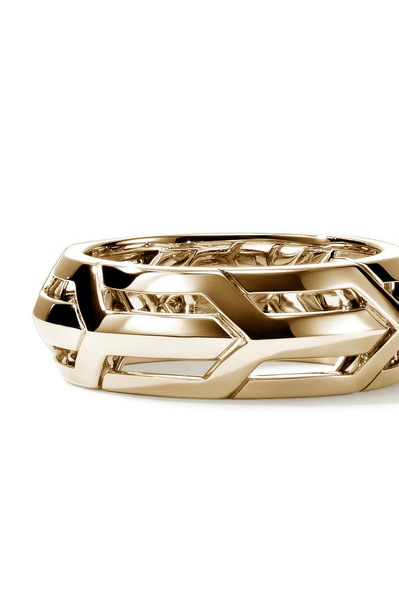 John Hardy Icon 50 14K Gold Ring, 8mm, Alternate, color, Gold