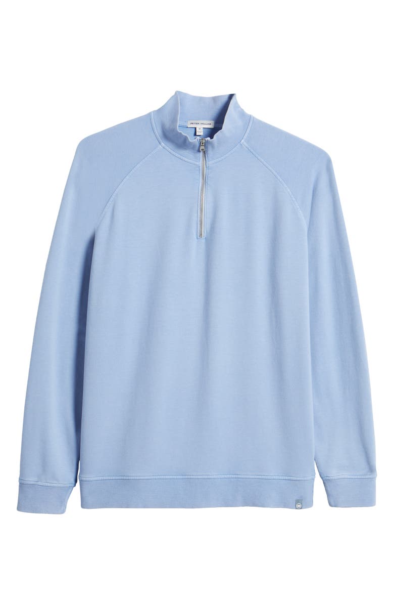 Peter Millar Lava Wash Quarter Zip Pullover, Alternate, color, 