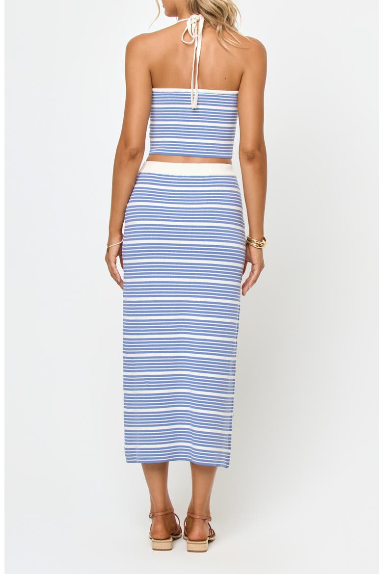 Ravello Stripe Rib Cover-Up Skirt, Alternate, color, OUTER BANKS STRIPE