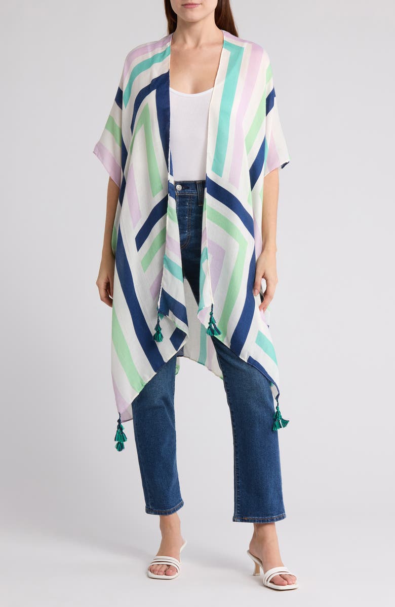 AREA STARS Stripe Topper, Main, color, Navy