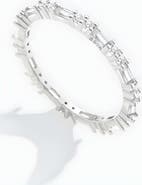 Mint & Lily Baguette Gemstone Stacking Ring