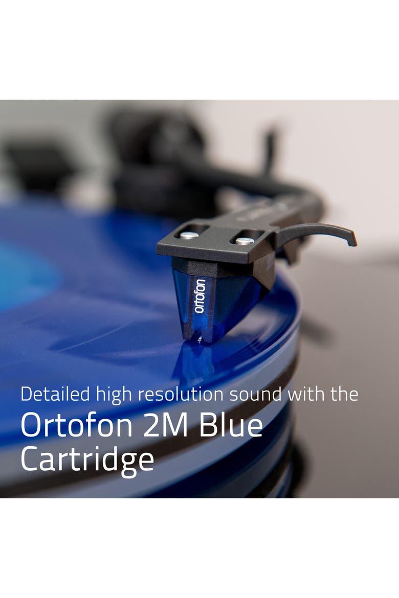 Reference High Fidelity Vinyl Turntable Record Player Ortofon Cartridge, Alternate, color, Walnut